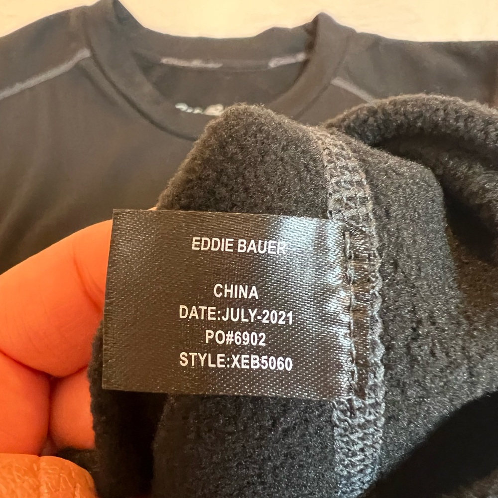 Eddie Bauer Men‎ Trek Fleece
Performance Baselayer Sport Size Small - Picture 8 of 8